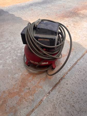 Portable PorterCable air compressor 1