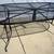 X-Large seats 8 Meadowcraft 84" Oval Wrought Iron Patio Dining Table 7 thumbnail