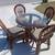 BOHO Rattan dining set 3 thumbnail