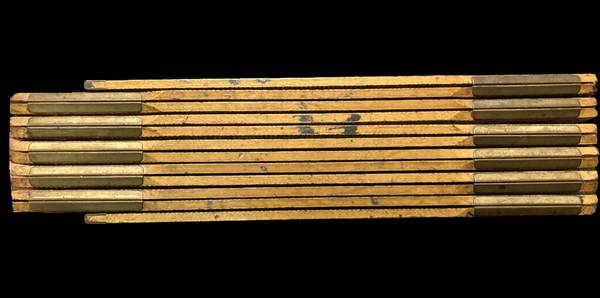 Vintage Lufkin Folding Ruler Red End X46 6ft. Clean - $5 (Baldwin)63471463024387121