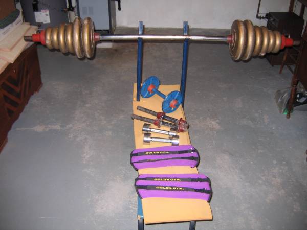 Weight Set plus Bench 1