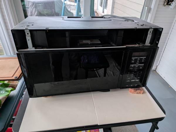 KitchenAid built in microwave / microhood, works 1