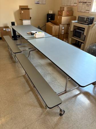 Mobile Folding Lunch Table 1