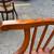 Vintage solid oak Windsor style settee bench 16 thumbnail