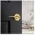 Weiser Sedona Keyed Door Lever - Satin Brass 5 thumbnail