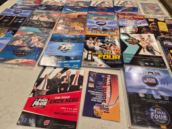 NCAA FINAL FOUR (4) MEMORABILIA 1