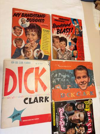 ***Two Dick Clark Bandstand Yearbooks, Two Bandstand Fan Magazines, R& 1