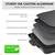 ESLITE LIFE Nonstick Flat Griddle Plate 12'' Square Grill Pan Y-FKPS30 4 thumbnail
