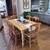 Farmhouse Dining Room Table and (6) Napoleon Pottery Barn Chairs 3 thumbnail