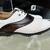 VINTAGE FootJoy White Leather Golf Shoes w/Brown &Black Saddle - Men's 2 thumbnail
