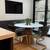CB2 Black Leather + Metal Chair - great condition (retails for $499) 15 thumbnail