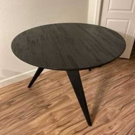 West Elm 32” Omni Driftwood Dining Table 1