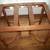 Antique OAK Kitchen Table Dining Table 5 thumbnail