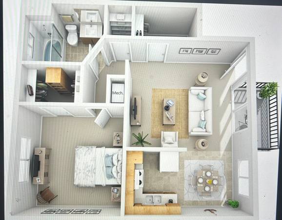 **Application Fee Waived! One Bedroom Available For Immediate Move In 1