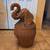 Vintage Whimsical Wicker "Elephant" Basket "Mario Lopez Style" 4 thumbnail