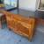 Vintage  bar buffet Sideboard credenza solid wood 2 thumbnail