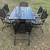 Beautiful High End Cast Aluminum And Steel Patio Set 1 thumbnail