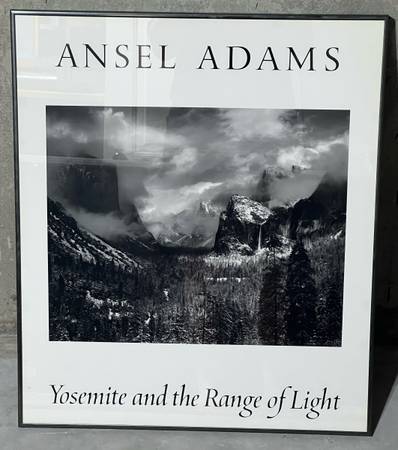 Framed Print 23x27 Ansel Adams Yosemite and the Range of Light 1