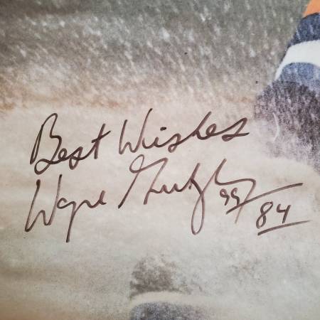 Wayne Gretzky Signed Life-Sized Wallpaper - $3950 (Port Coquitlam) 1