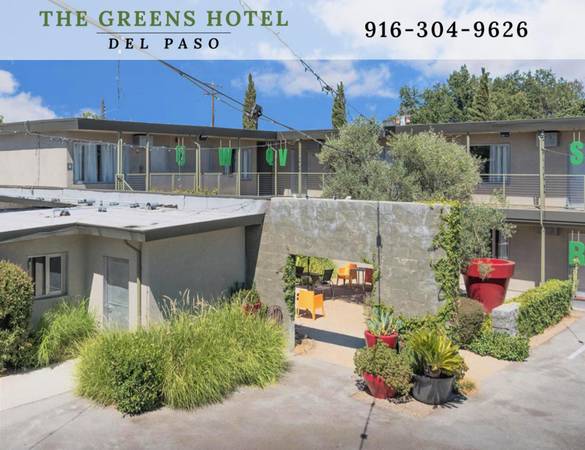 $500 / 1br - Free Cable, WiFi, Sparkling Coffee, Parking - FLAT WEEK LONG RATE! (Del Paso Blvd in Sacramento)63919496760066120