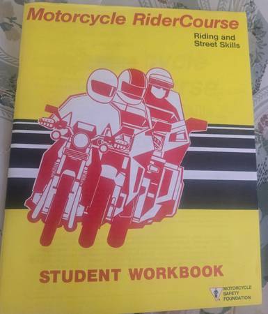 Motorcycle riders Course book.  &***& 1