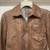 BANANA REPUBLIC BROWN LEATHER SHORT JACKET 2 thumbnail