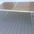 Vintage faux wood aluminum  camping fold up table 1 thumbnail