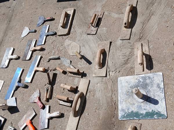Cement and drywall tools a 1