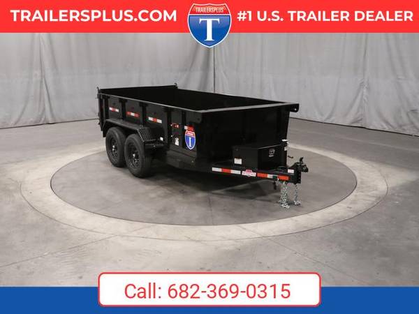 2026 Interstate 6X12 LoadRunner Bumper Pull Dump 12K Trailer Black 1