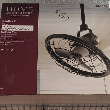 *NEW* Ceiling Fan Indoor/Covered Outdoor 18" 1