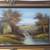 24" X 48" Vintage Oil Painting Signed "Andre" Framed Landscape Nature 3 thumbnail