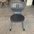 14" Children's Grey Plastic School Chairs 1 thumbnail