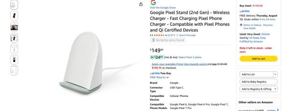 Google Pixel Stand (2nd Generation) 1
