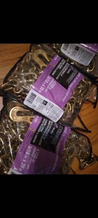 Buy 12 chains or 3/8-1/2 ratchet binders n get 1 free$55ea$$ 1