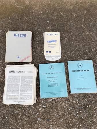 Mercedes Benz 190SL Manual Lot 1