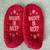 Bart Simpson Christmas slippers, mens size 8, womens size 10 2 thumbnail