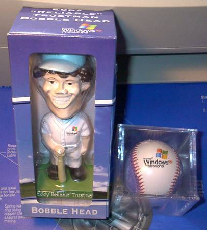 Microsoft(c) Bobblehead And Hard Ball Collectibles 1