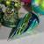 (11pc) Glass Ornaments in Shades of Blue and Green 6 thumbnail