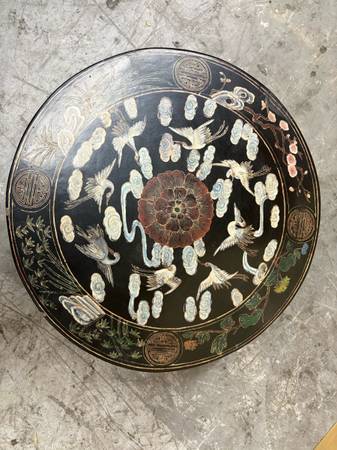 Antique Chinese Cylindrical Box 1