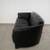 Free Postmodern Art Deco Style Italian Black Leather Sofa 16 thumbnail