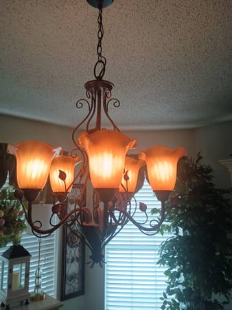 Chandelier - Kitchen/Dining 1