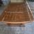 SPECIAL Wood Table (6) Chairs Solid Piece Glass Covers Table Top 5 thumbnail