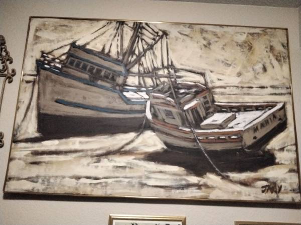 0il painting. 1