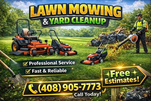 Lawn Mowing OVERGROWN YARD & LOT CLEANUP 1