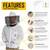 1 Ventilated Bee Jacket Detachable Veil 3XL 3 thumbnail
