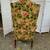 Vintage Queen Anne cherry wingback floral chair 5 thumbnail