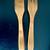 Vintage wooden Salad Serving Fork Spoon Set 3 thumbnail