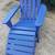 Adirondack wood chair with leg rest 1 thumbnail
