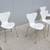 Danish Arne Jacobsen for Fritz Hansen White Series 7 Chairs, Set of 4 6 thumbnail