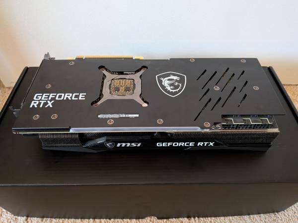 MSI GeForce 3080 Ti Gaming X Trio 12Gb VRAM Video Card 1